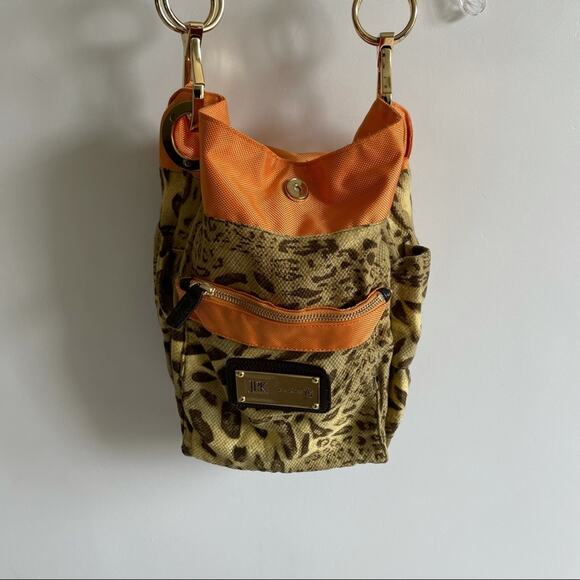 JPK Paris 75 Bright Orange Nylon Tote - Picture 13 of 15